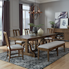 Magnussen Home Bay Creek Dining 6-Piece Dining Set w/ Bench