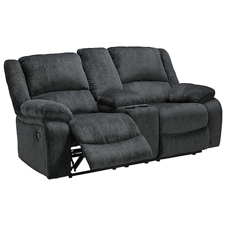 Double Reclining Loveseat w/ Console