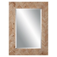 Demetria Wooden Mirror, Small