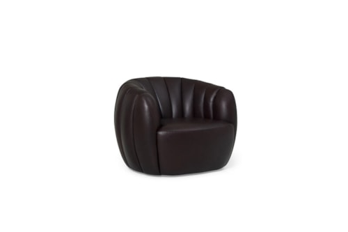 Jules Settee with Barrel Back
