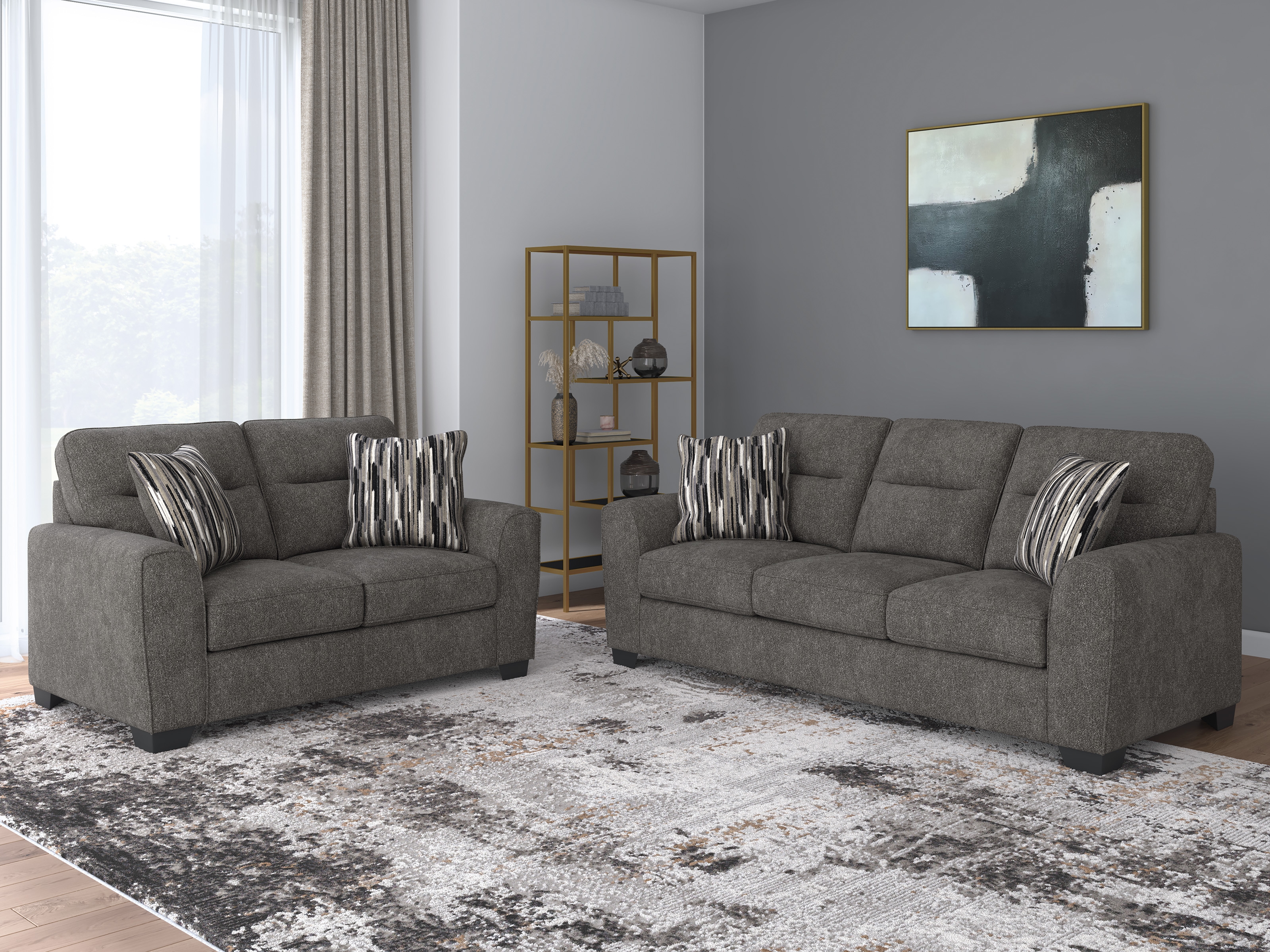 Benchcraft Olten Sofa and Loveseat