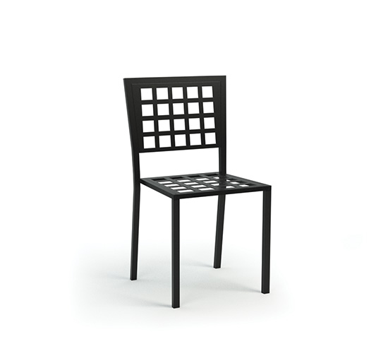 Stacking Metal Dining Side Chair