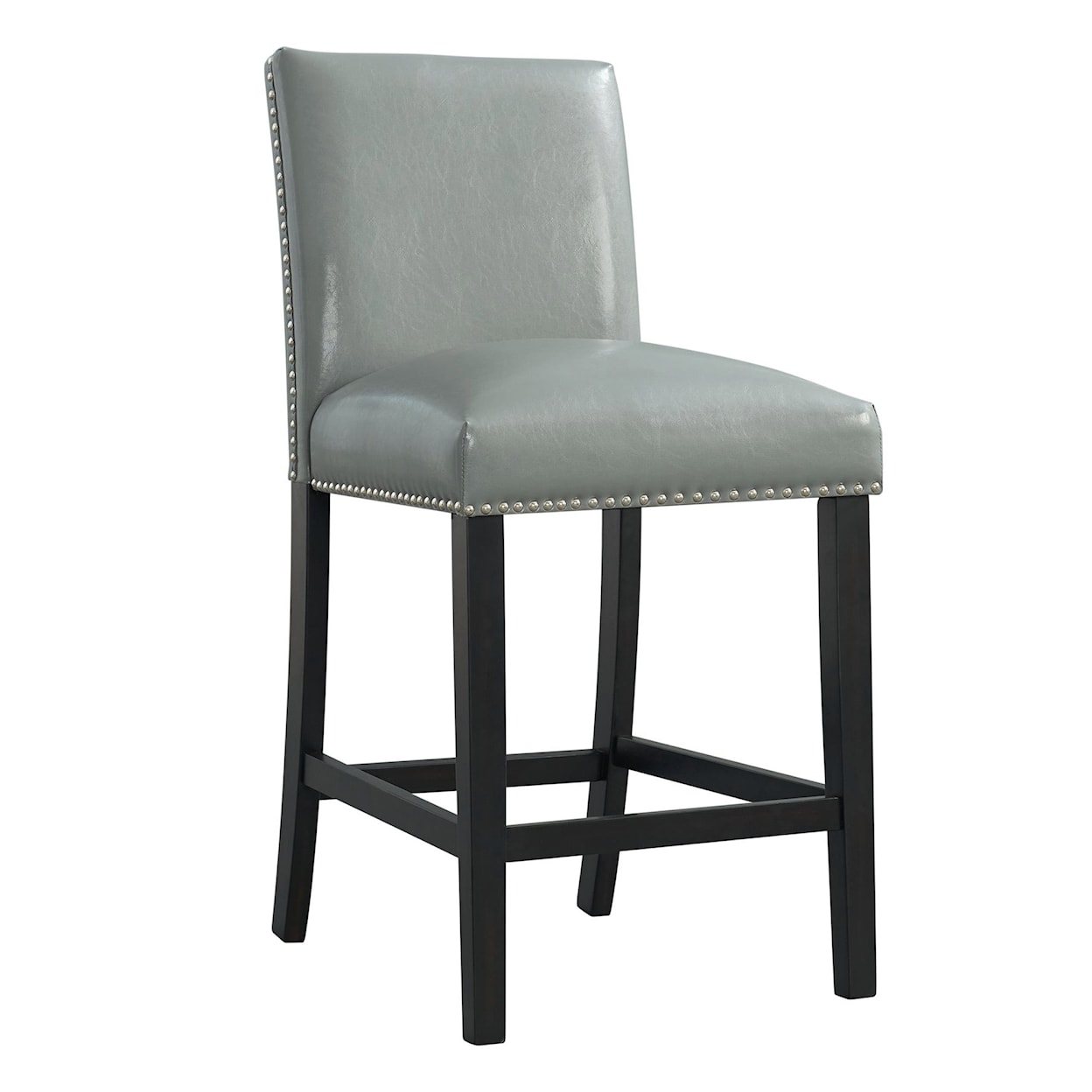 Elements International Meridian Set of 2 Counter Height Side Chairs