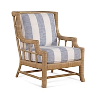 Tropical Rattan Accent Chair