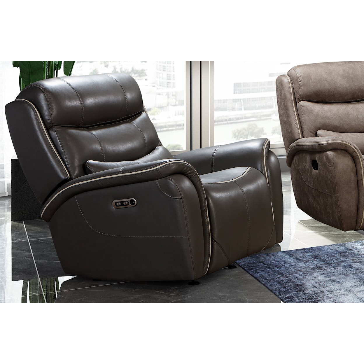 New Classic Kamari Leather Recliner