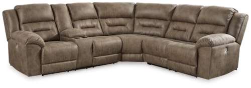Contemporary 3-Piece Power Reclining Sectional Sofa