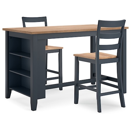 3-Piece Counter Height Dining Set