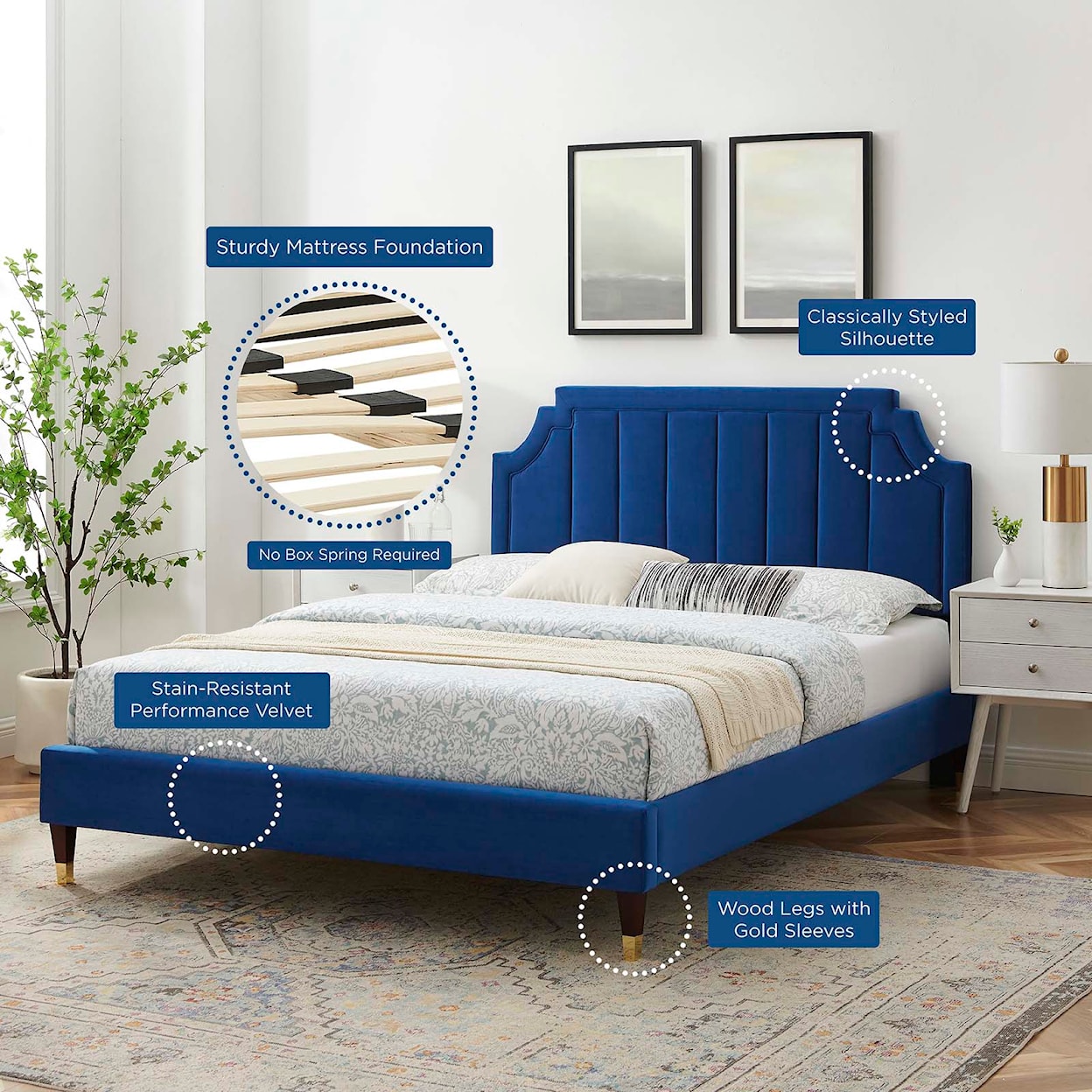 Modway Sienna Full Platform Bed