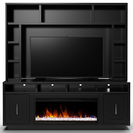 83&quot; TV Stand with Fireplace