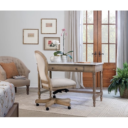 Writing Desk with Marble Top