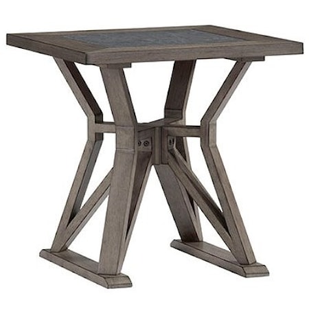 Farmhouse Square End Table