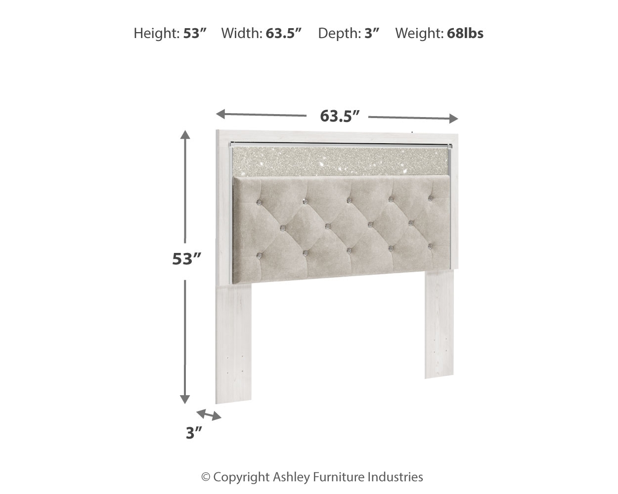Queen Uph Panel Headboard