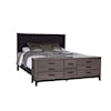 Global Furniture LAURA King Bed with Storage