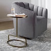 Uttermost Accent Furniture - Occasional Tables Jessenia White Marble Accent Table