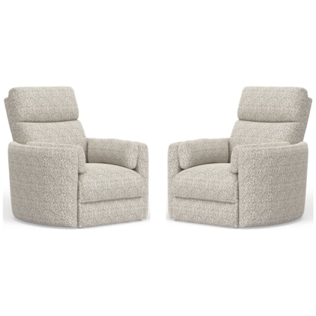 Power Swivel Glider Recliner (Set of 2)
