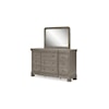 Signature Design by Ashley Furniture Lexorne Dresser and Mirror