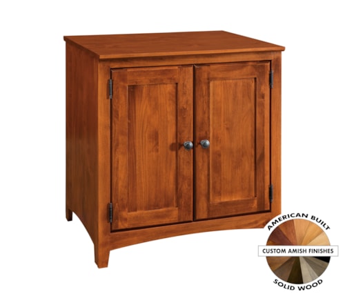 American Made 2 Door Home Office Cabinet (On Display in a Different Finish)