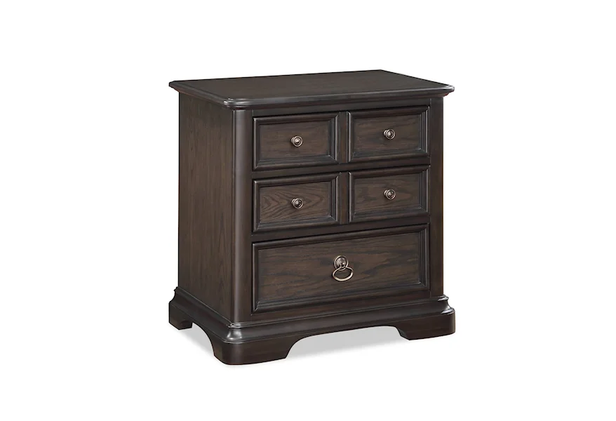 Duke 3-Drawer Nightstand by Crown Mark at Royal Furniture
