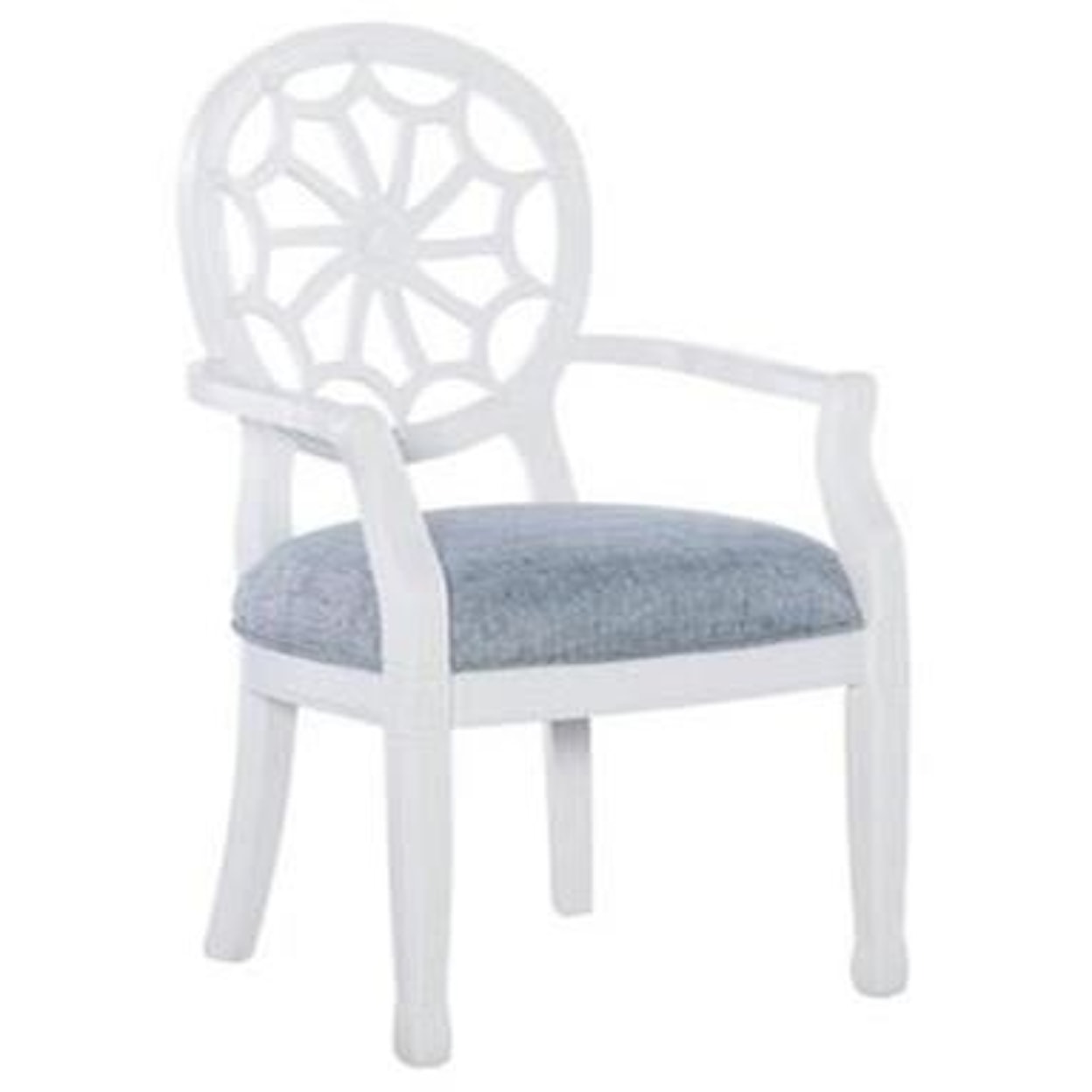 Powell Spider Web Back Accent Chair