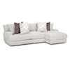 Franklin 877 Lennox 2-Piece Modular Sectional with Chaise