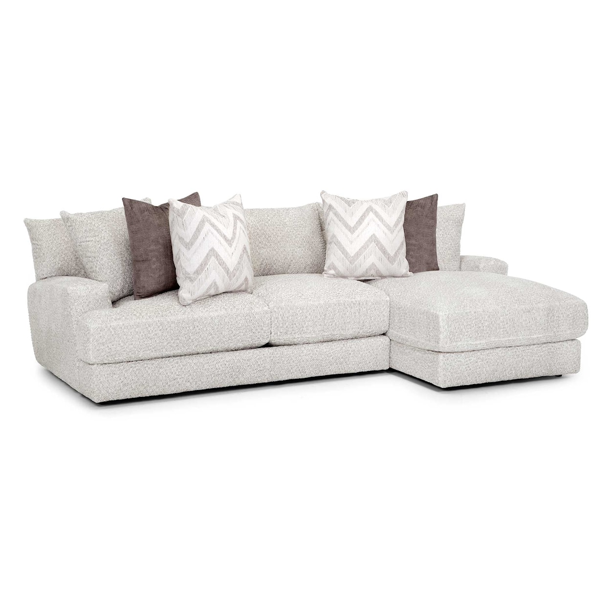 Franklin 877 Lennox 2-Piece Modular Sectional with Chaise