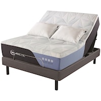 Queen 14.5" Arctic Premier Firm Foam Mattress and Motion Perfect 4 Adjustable Base