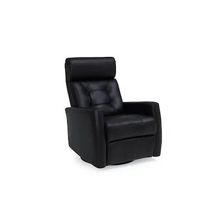 Baltic II Contemporary Swivel Glider Power Recliner w/ Power Headrest