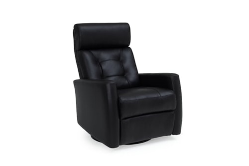 Baltic II Contemporary Swivel Glider Power Recliner w/ Power Headrest
