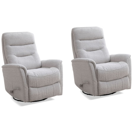 Manual Swivel Glider Recliner (Set of 2)