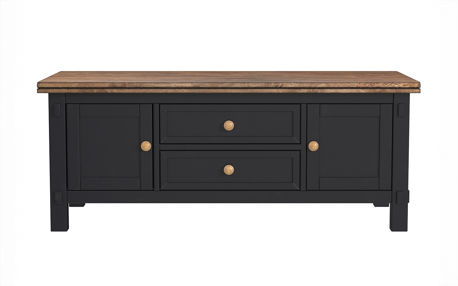 2-Drawer Cocktail Table with Casters