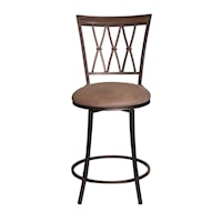 Transitional Swivel Counter Stool 