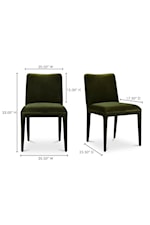 Moe's Home Collection Calla Contemporary Upholstered Dining Chair