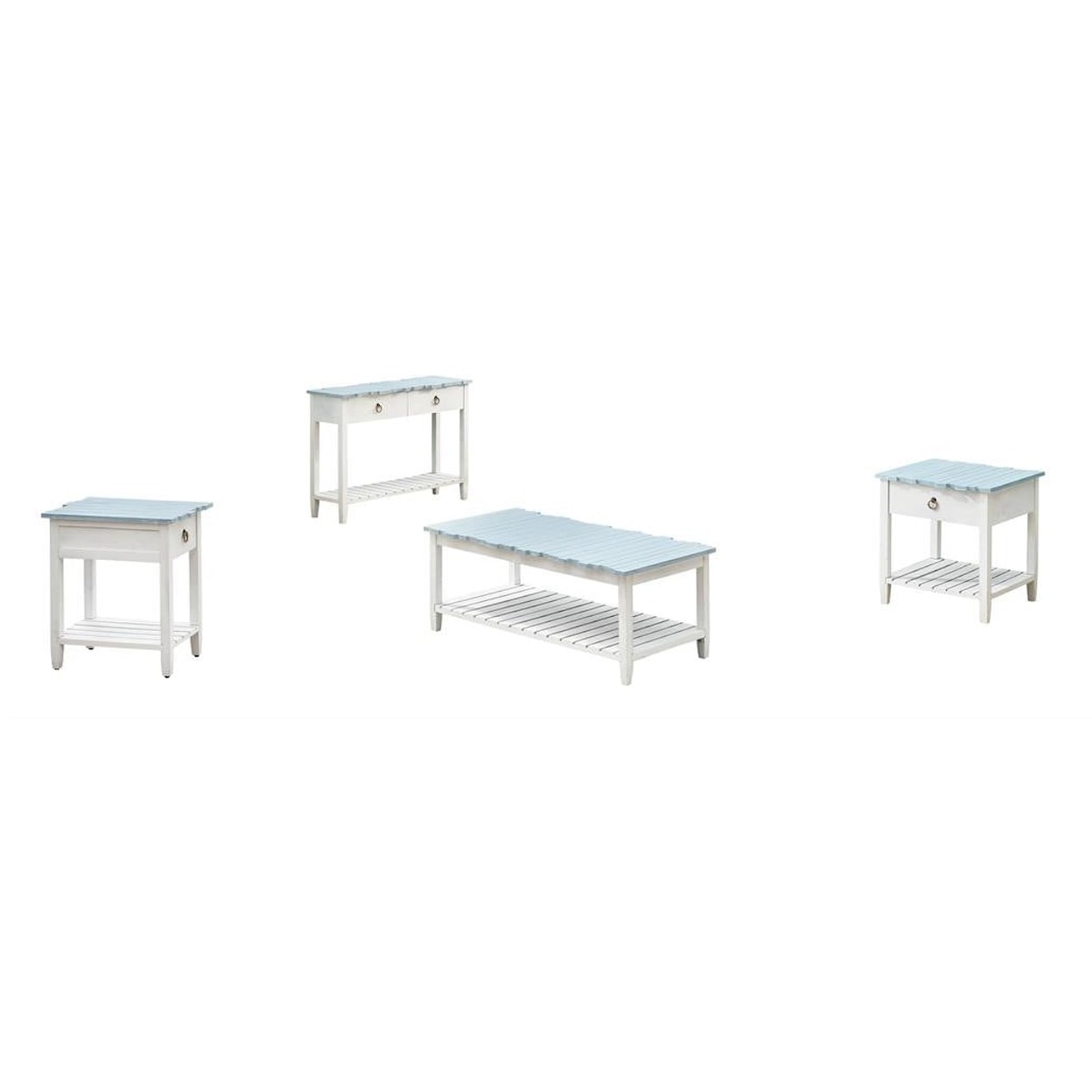 Coast2Coast Home Boardwalk 4-Piece Occasional Set