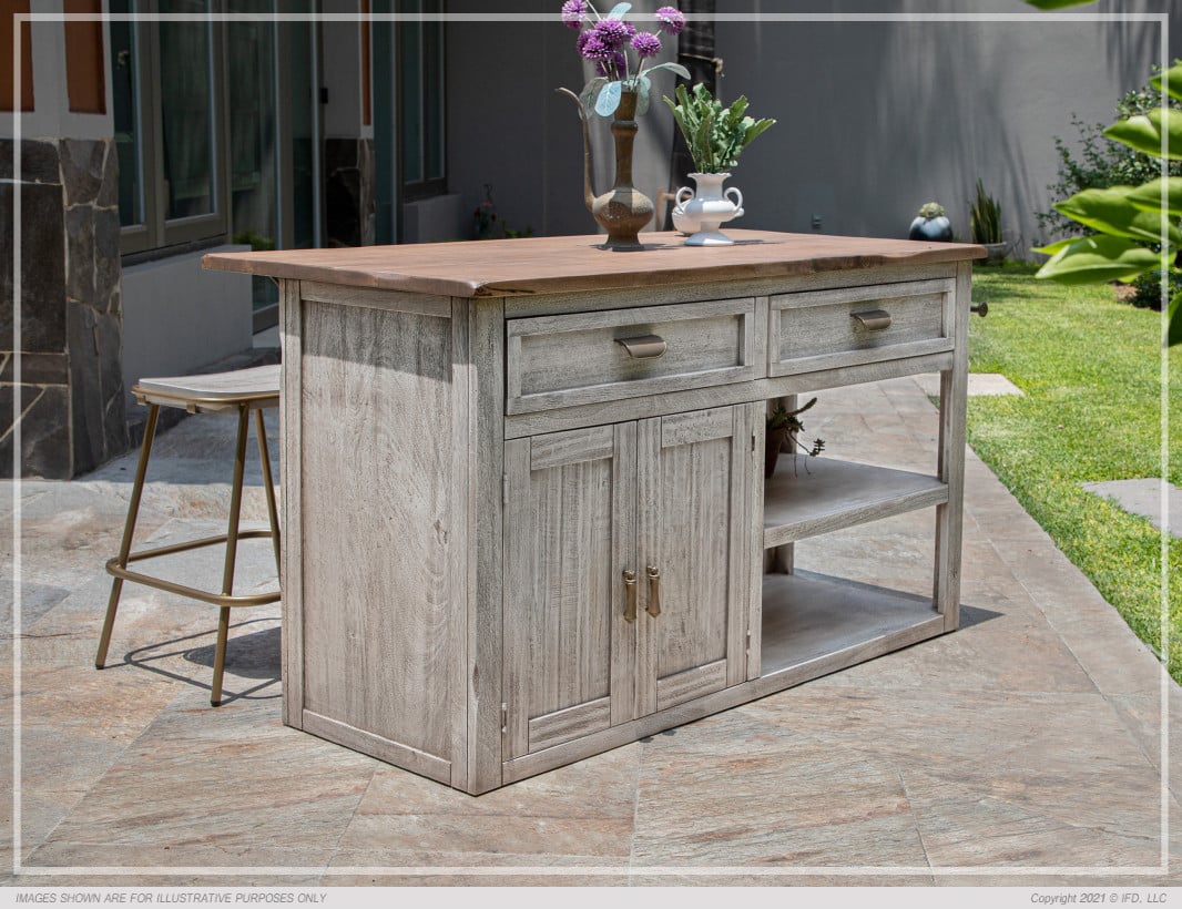 3-Piece Counter Kitchen Island Set