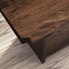 Jofran Sienna Cooper Live Edge Storage Bench