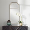 Uttermost Caddington Caddington Tall Brass Mirror