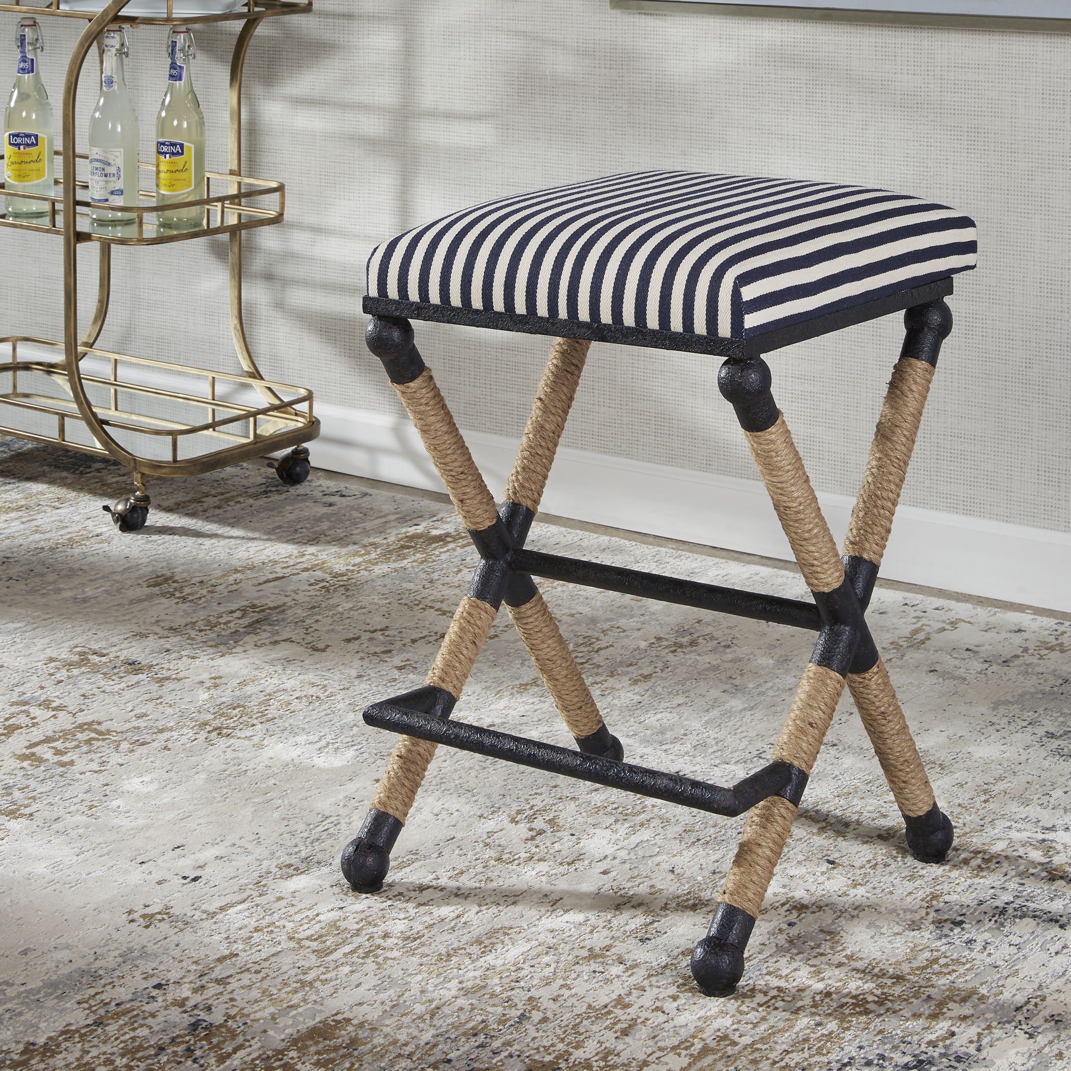 Uttermost Braddock Braddock Backless Counter Stool