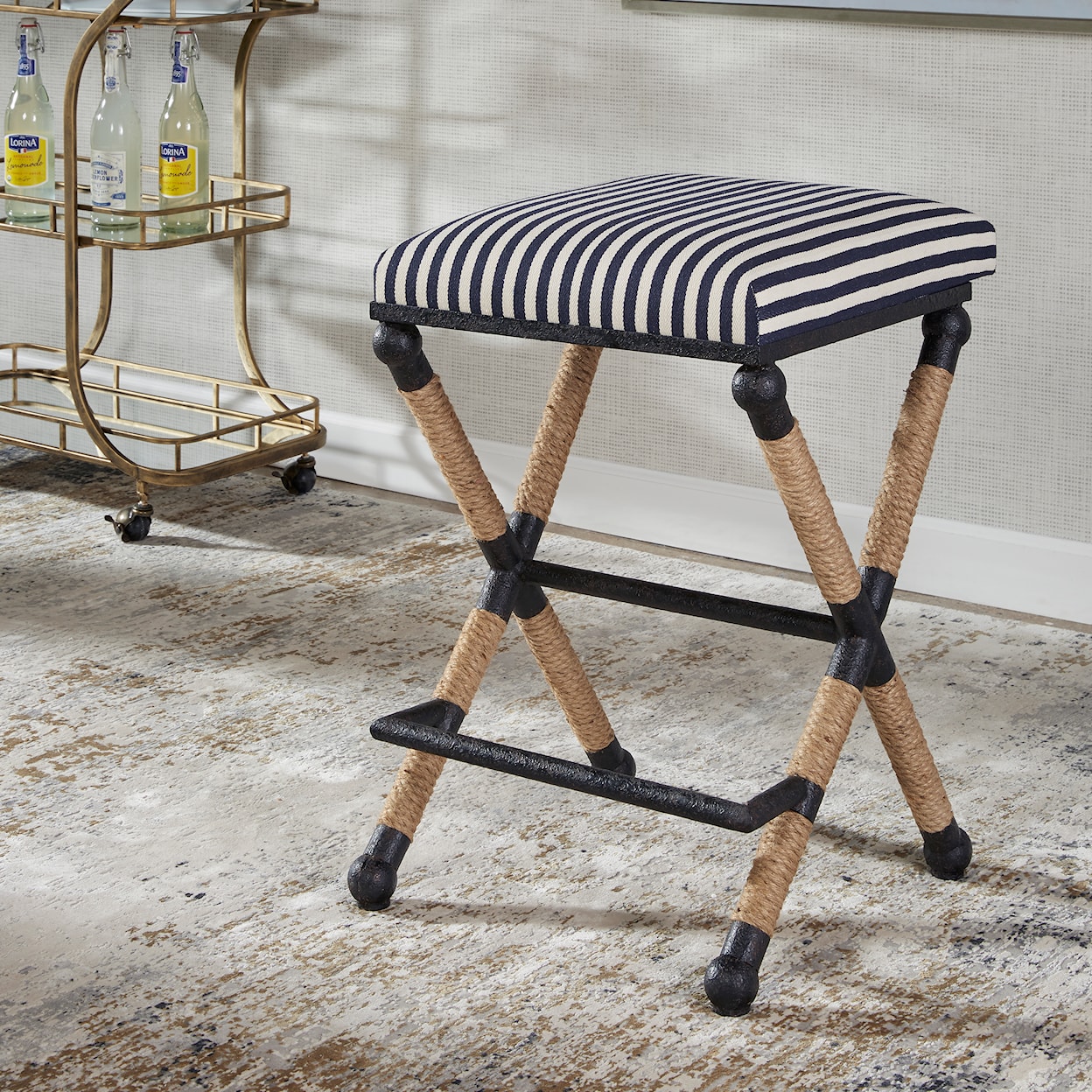 Uttermost Braddock Braddock Backless Counter Stool