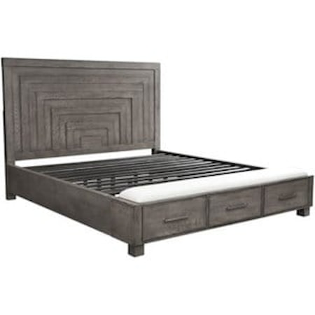 King Storage Bed