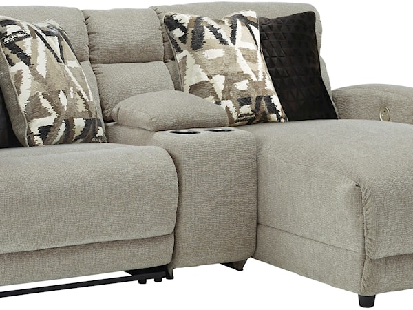 3-Piece Power Recl Sectional with Chaise