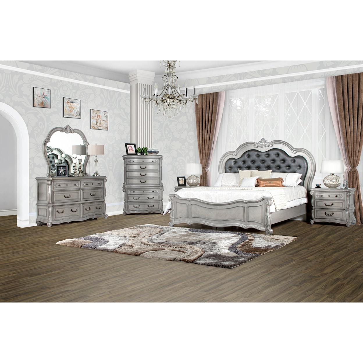 New Classic Bianello 4-Piece Queen Bedroom Set