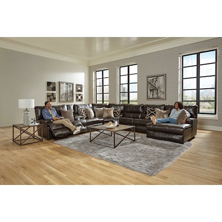 7-Piece Chaise Sectional Sofa