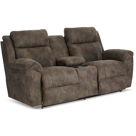 Power Reclining Loveseat w/ Console