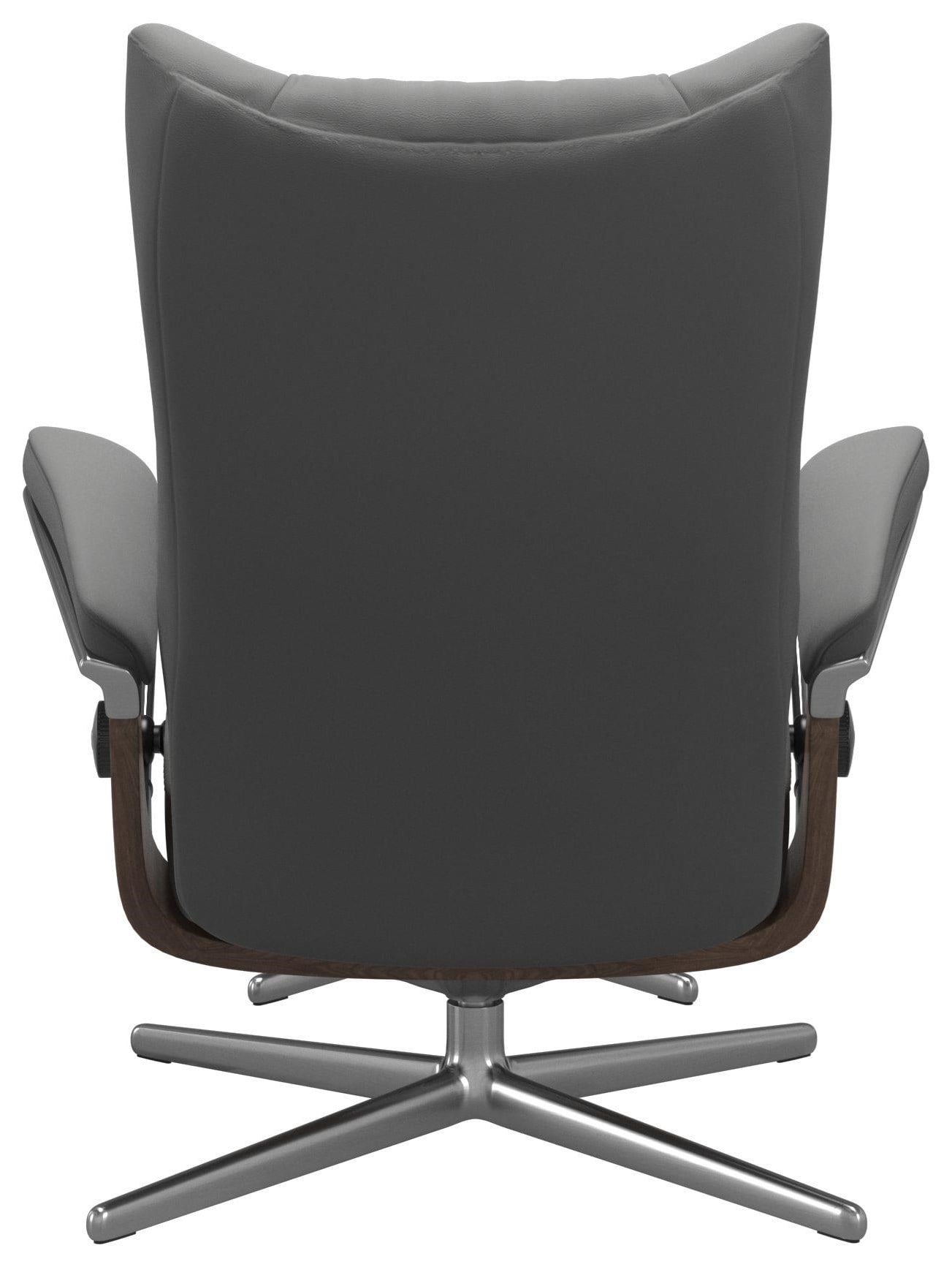 Stressless by Ekornes Wing Medium Reclining Chair with Cross Base