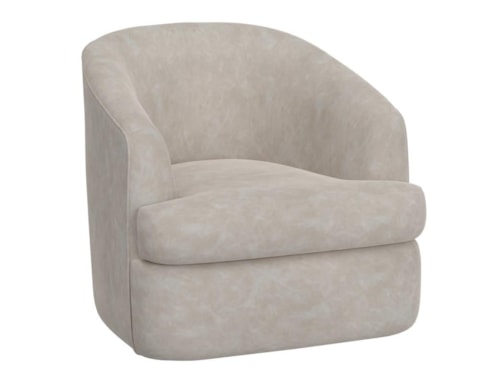 Contemporary Accent Chair with 360 Swivel