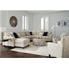 Fusion Furniture 1170 PLUMLEY BISQUE Sectional with Left Chaise