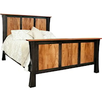 Customizable Shaker Solid Wood Queen Panel Bed