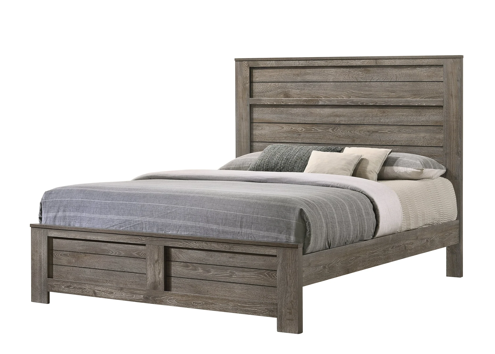 Crown Mark Bateson 12840 Contemporary Queen Panel Bed Galleria