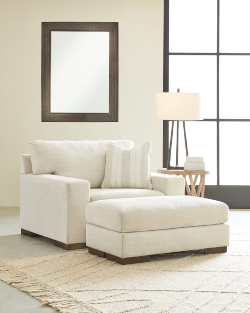 Oversized Chair And Ottoman