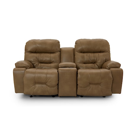 Power Reclining Space Saver Console Loveseat